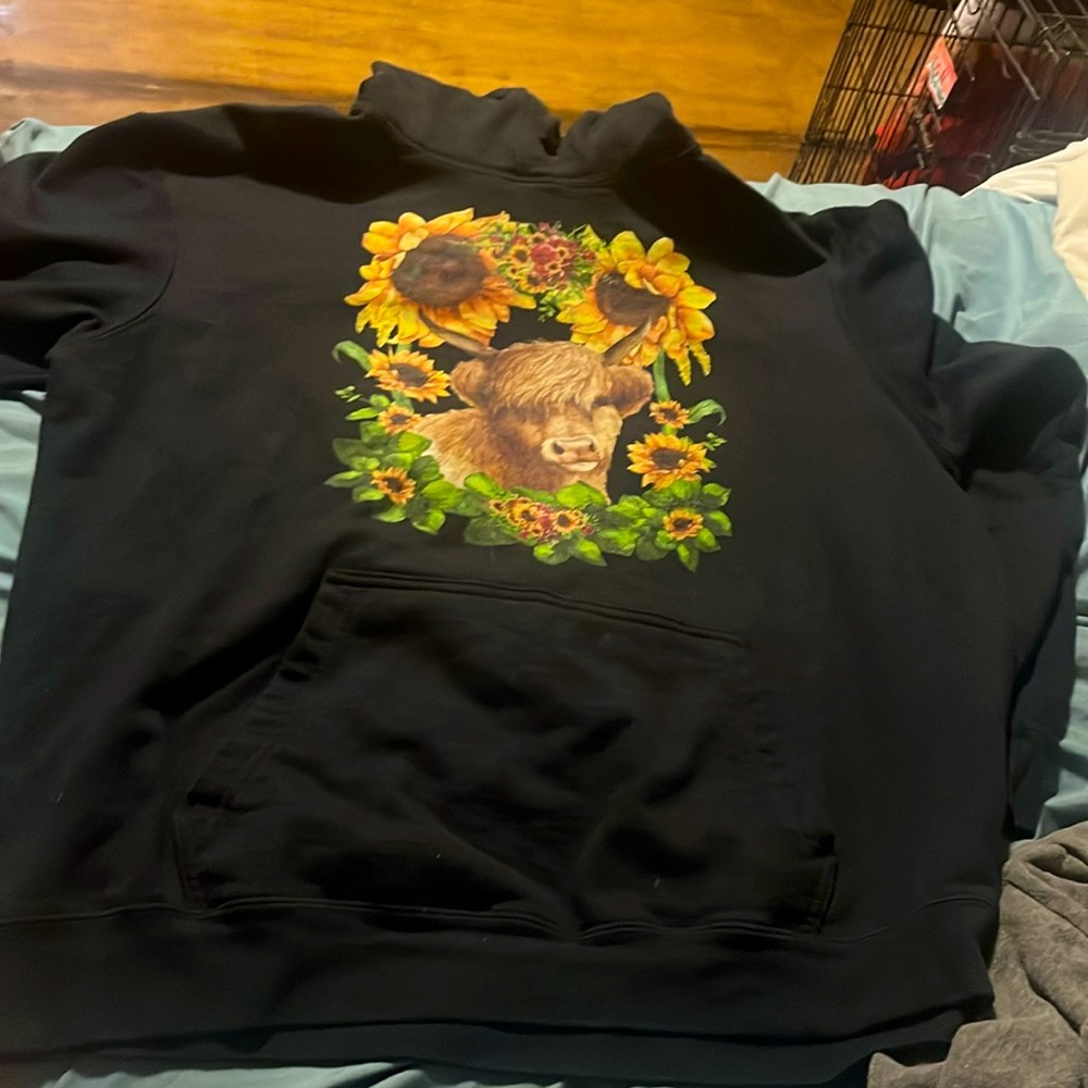 Sweat shirt, new, worn once or twice